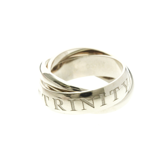 CARTIER 18k Silver Trinity Ring - Picture 4 of 8